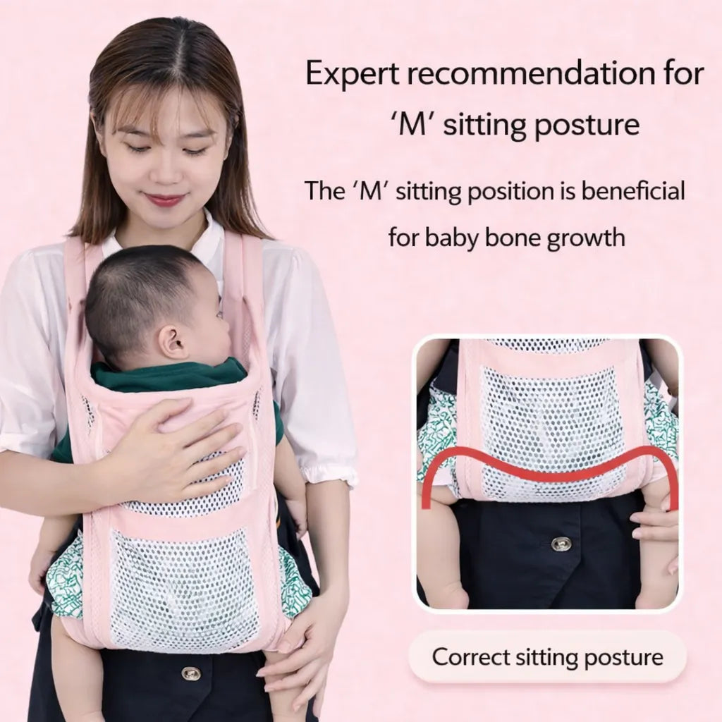 Multi-Position Baby Carrier with Hip Support