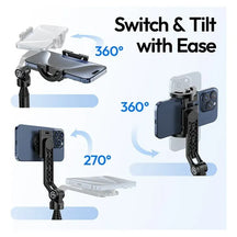 4-in-1 Smart Selfie Stick & Tripod with Overhead Mobile Stand