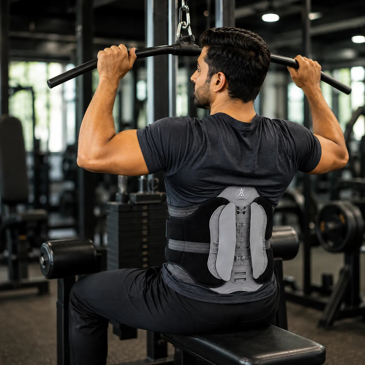 Adjustable Lumbar Belt with Breathable Pad