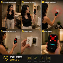 Advanced T03 Invisible Camera Detectors, Multi-Functional Anti-Spy Device with RF Signal Detection