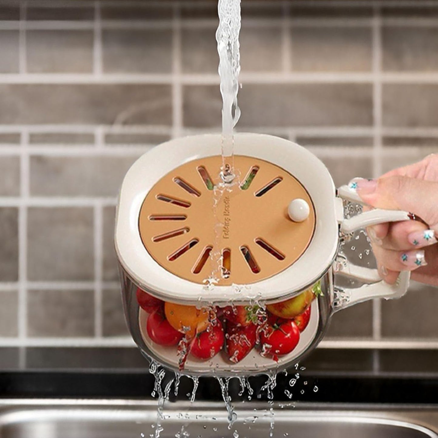Fruit And Vegetable Drain Basket