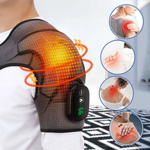 2-In-1 Electric Heated Physiotherapy Shoulder Massager Belt