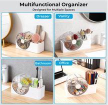 5-Section Rotating Hair Accessories Organizer