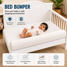 Soft Portable Safety Side Bed Guard Bumper for Toddler Kids Children Adult