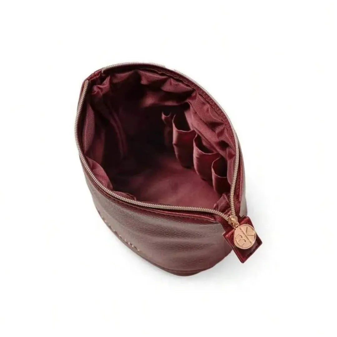 2-in-1 Stand Up Makeup Brush Holder & Travel Pouch