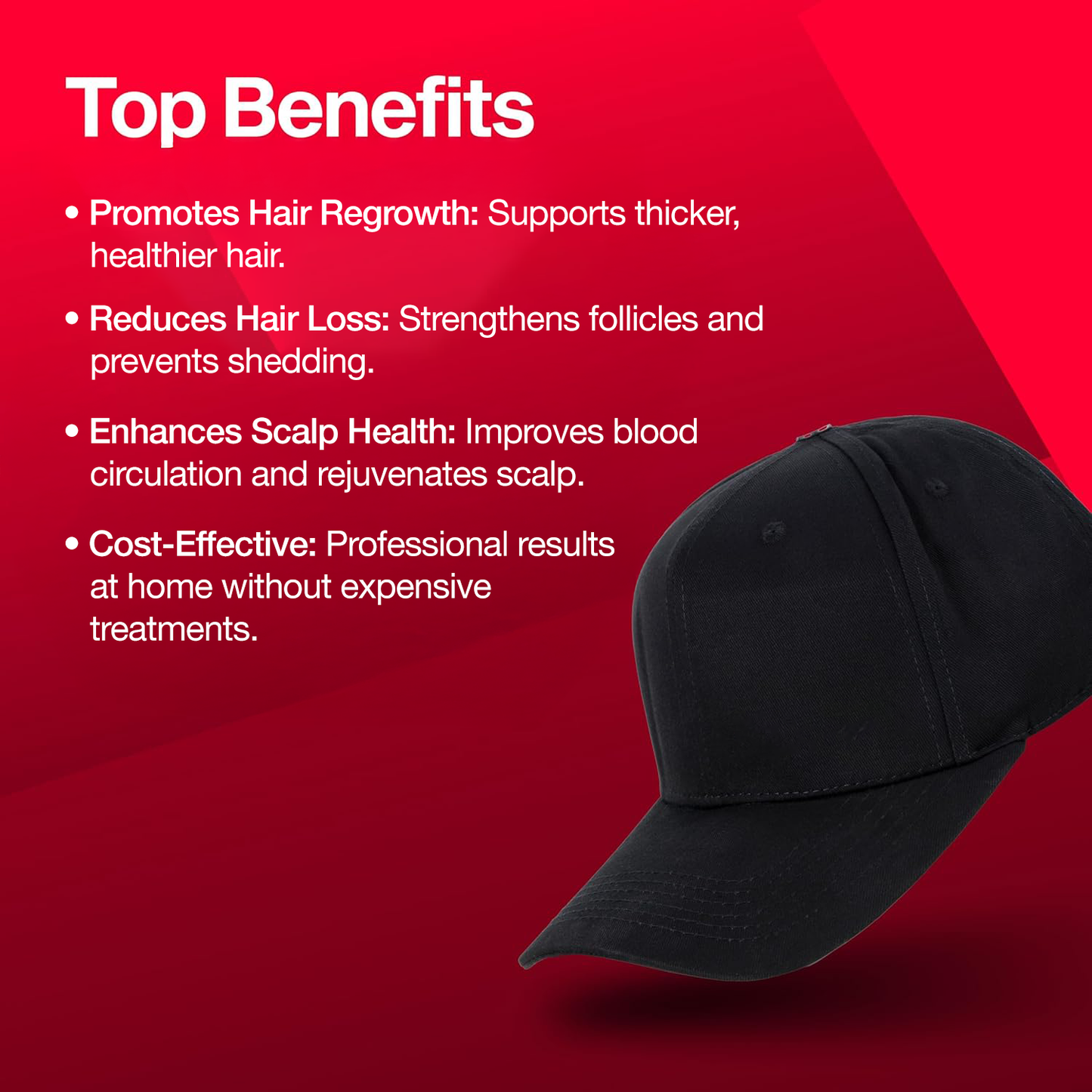Hair Fall Control & Regrowth LED Therapy Cap