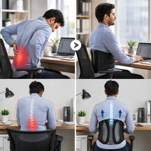 Adjustable Lumbar Belt with Breathable Pad