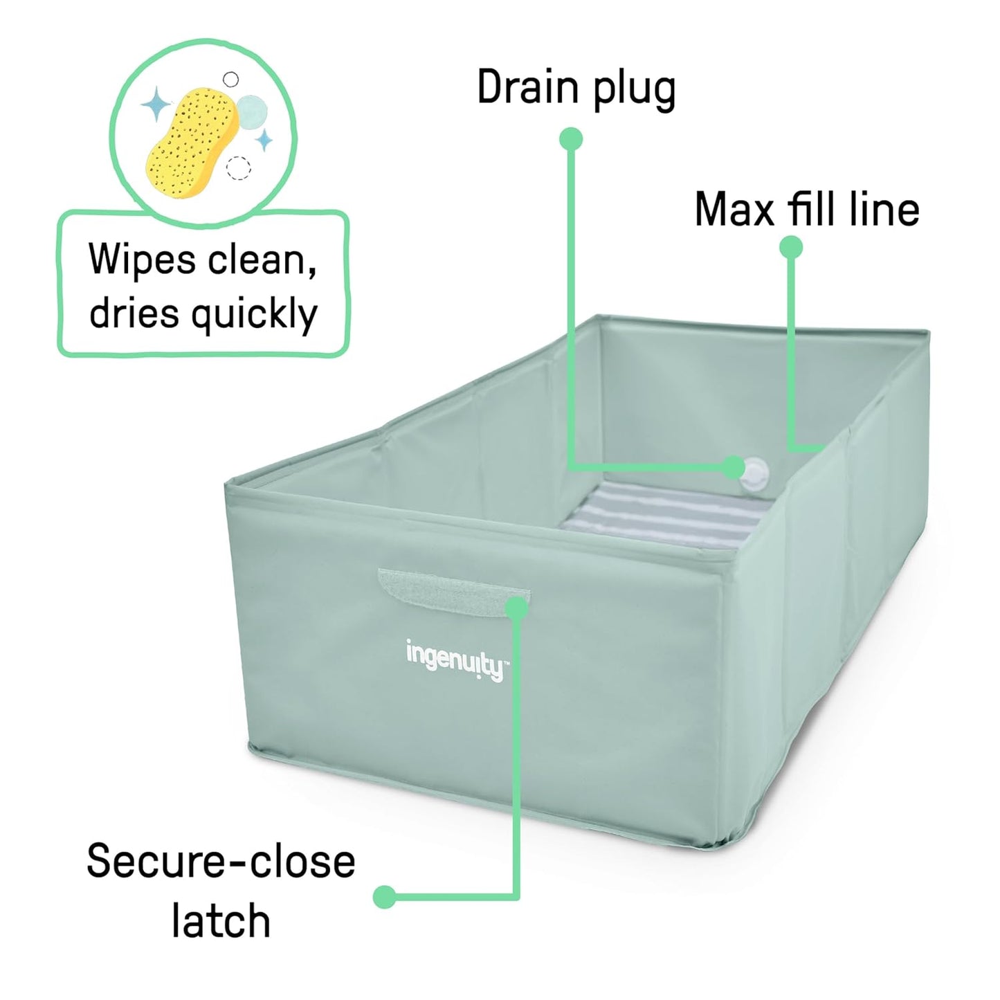Portable Foldable Baby Bathtub