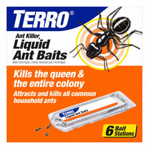 Liquid Ant Bait Stations Indoor Ant Killer Pre-Filled Snap-Off Bait Trays, Kills the Queen & the Entire Colony