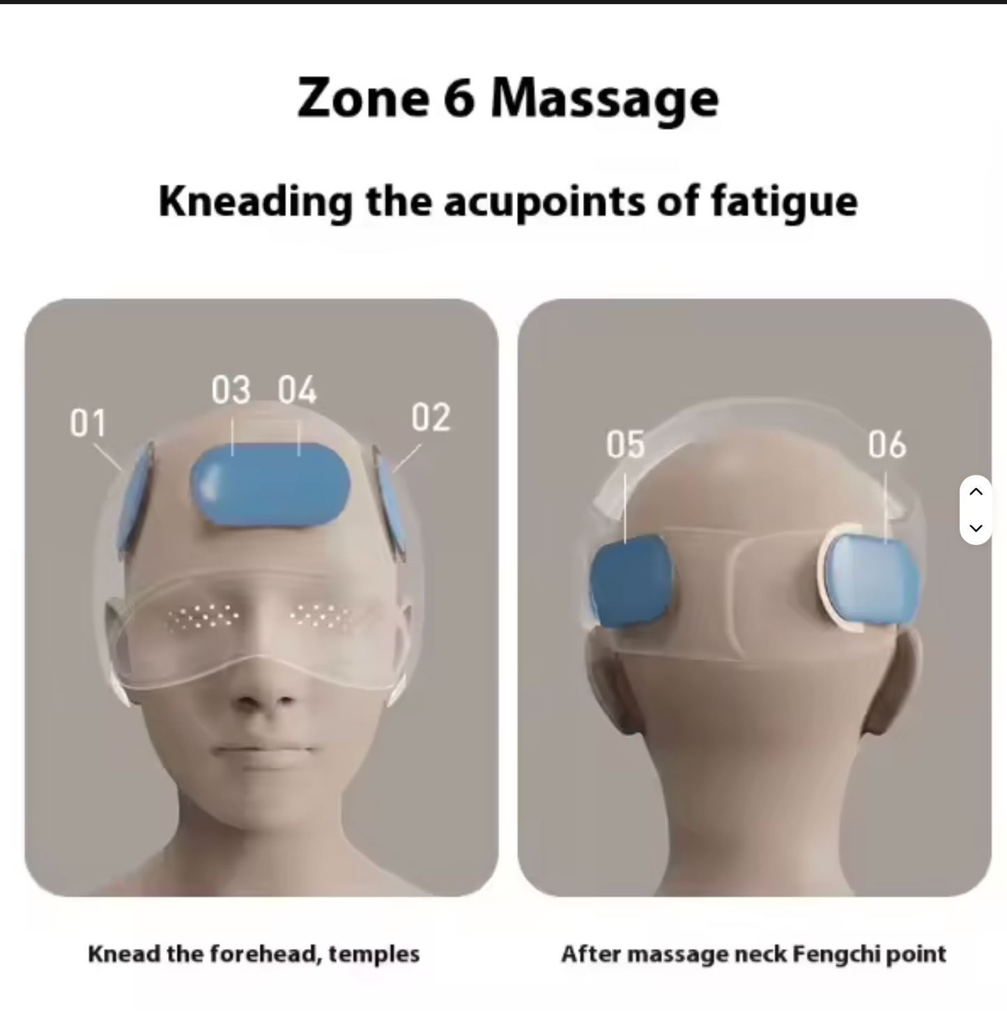 Migraine Head & Scalp Massager with Heat Therapy