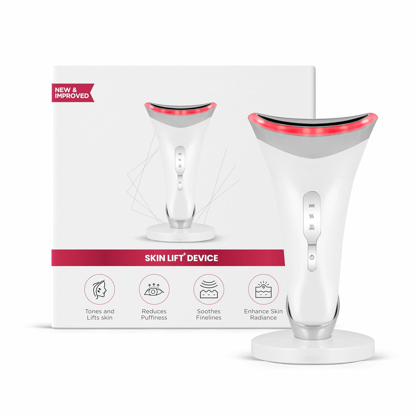 DermaPulse Jawline Sculpting Anti-Aging Glow Therapy Device