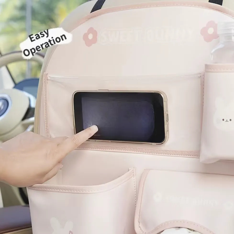 Premium Car Backseat Organizer with Multi Storage Pockets