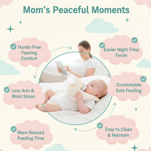 Hands-Free Baby Bottle Pillow