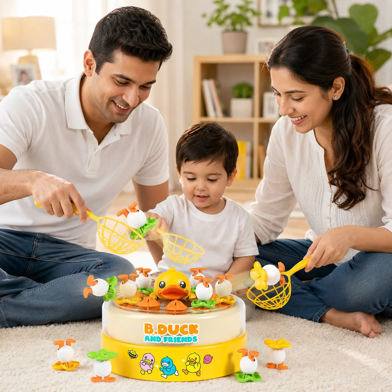 Kids Electric Duck Eggs Catcher Game