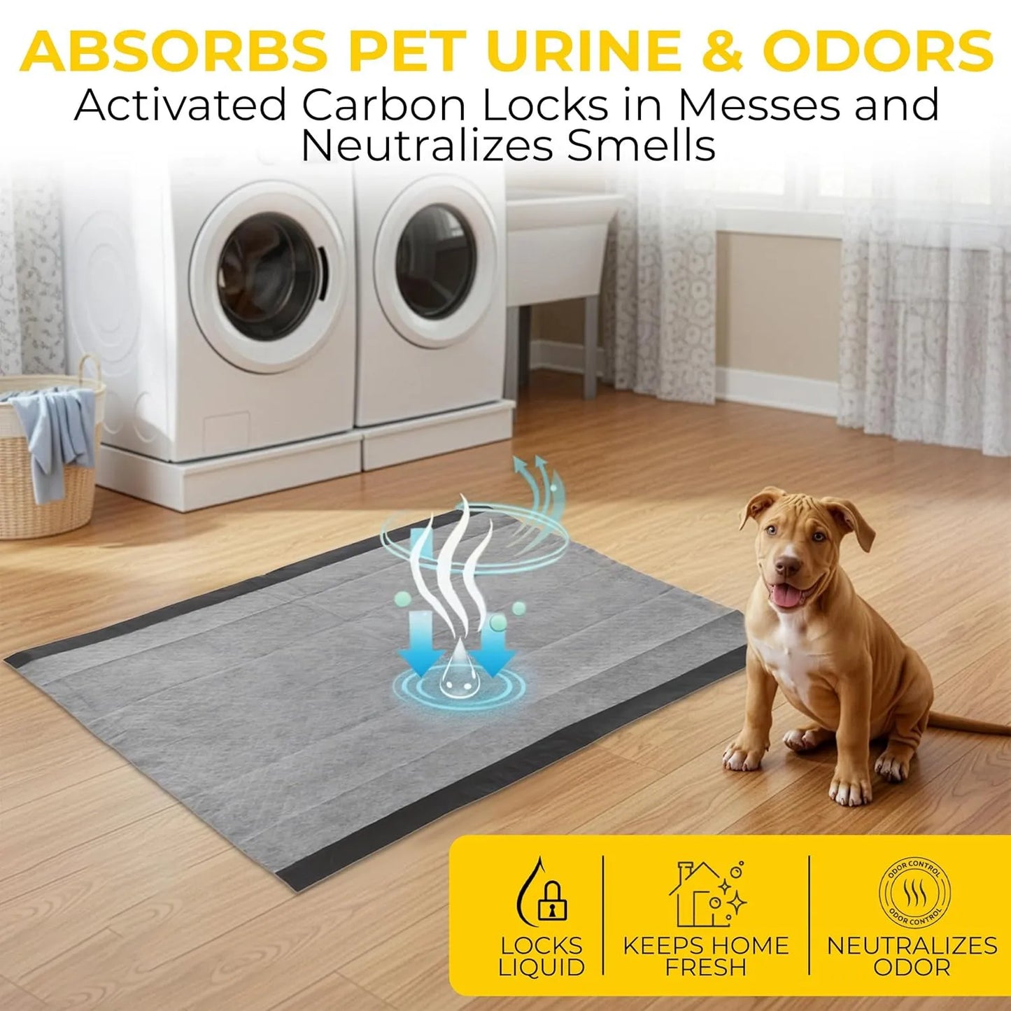 Disposable Puppy Pee Pads (Pack of 100)
