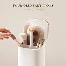 Automatic One-Touch Pop-Up Makeup Brush Organizer