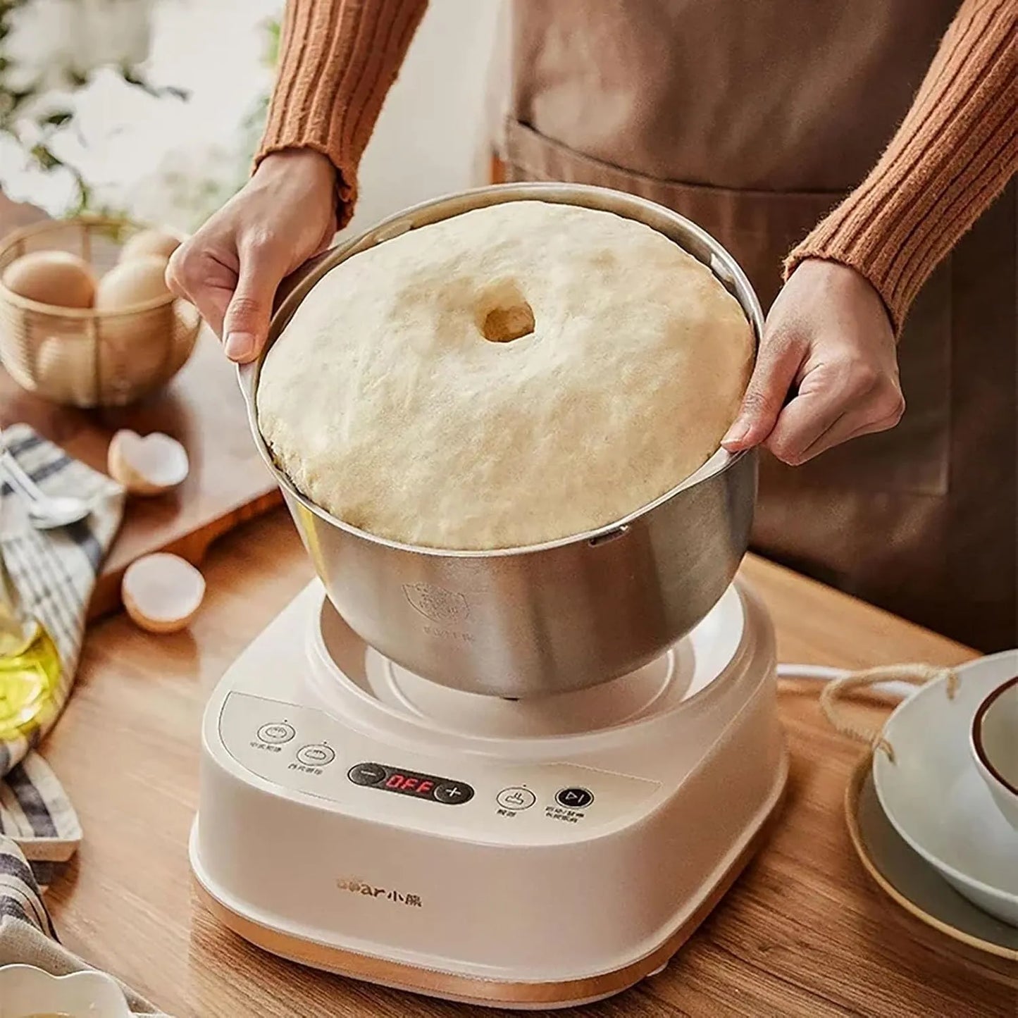 Intelligent Smart Base Dough Mixing Machine for Soft Daily Rotis