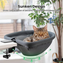 Cozy Clip-On Cat Bed