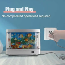 Moving Fish LED Aquarium Lamp for Calm & Relaxation