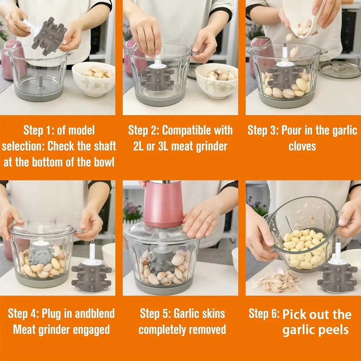 Instant Peel Silicone Garlic Roller – No Smell, No Mess