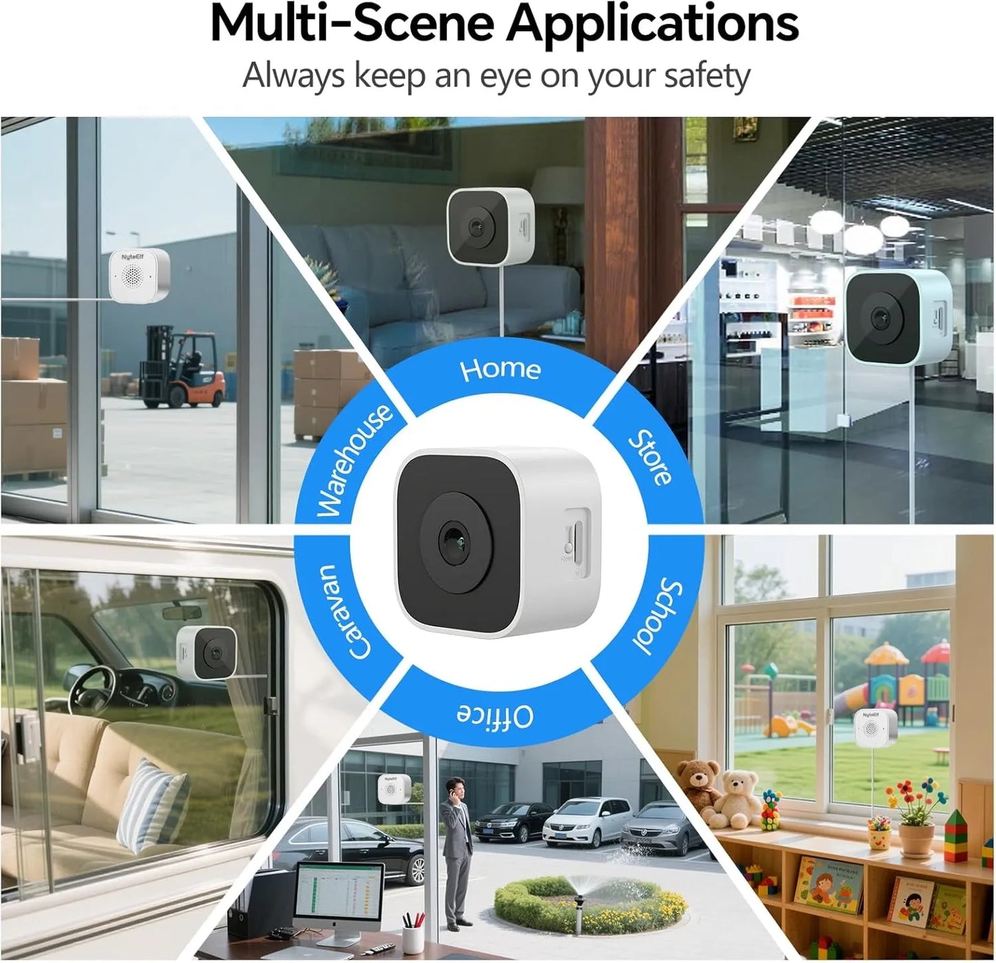 Smart Wireless Window Camera With Real-Time Motion Detection