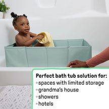 Foldable Baby Bathtub With Soft Padded Base