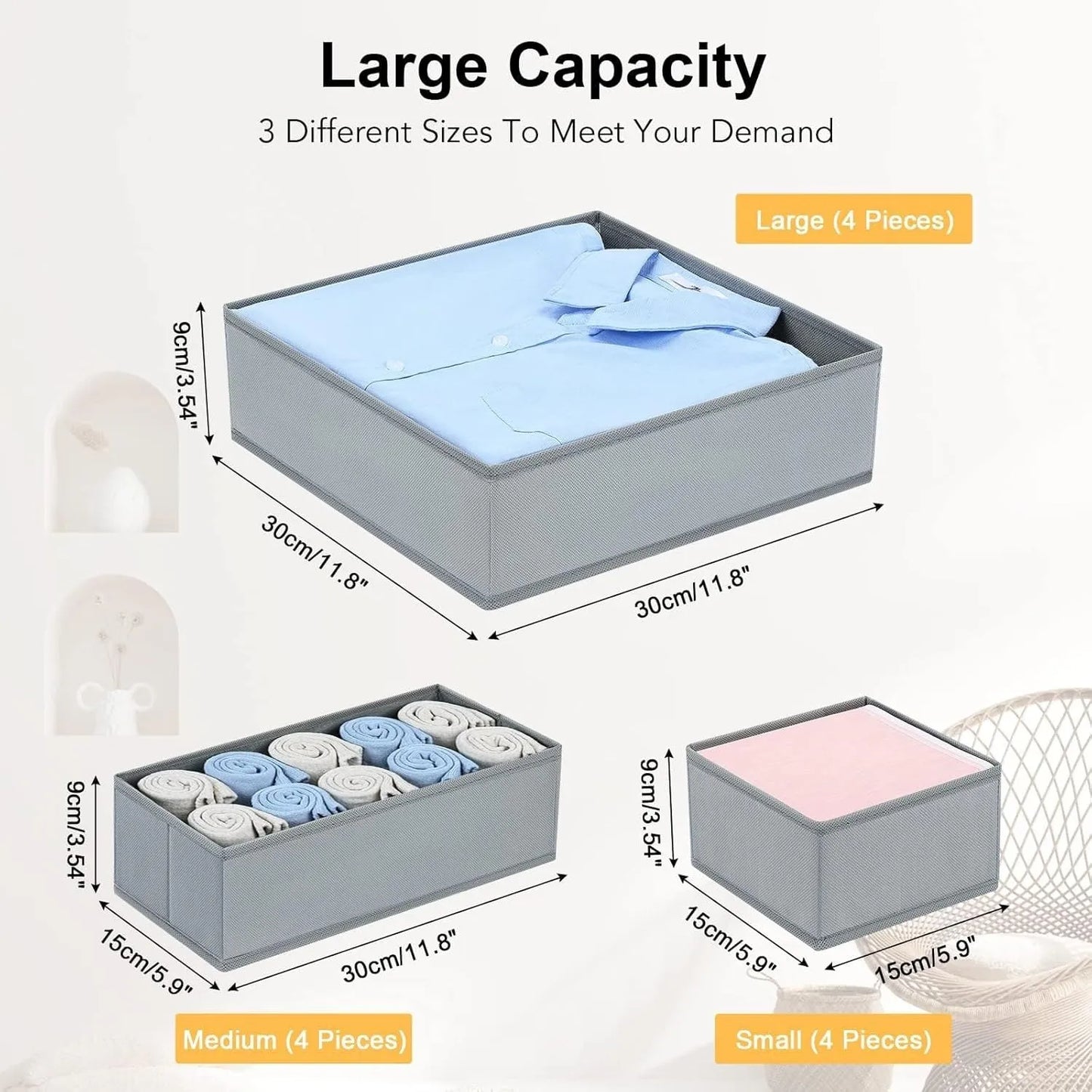 Multi-Purpose Drawer Organizer Set