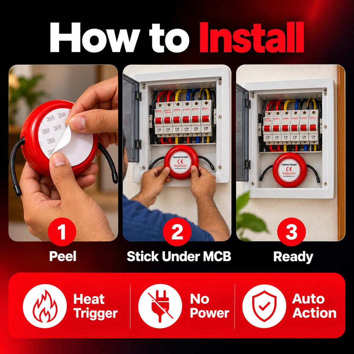 Automatic Aerosol Fire Protection System For large battery banks, engine rooms, electrical cabinets, off-grid systems, boats, RVs & technical compartments