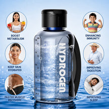 Portable Hydrogen Water Bottle with PEM Technology in 6-Minute Electrolysis for Home Office Travel & Fitness