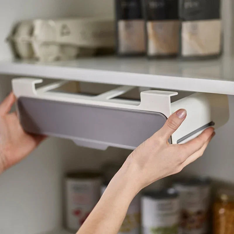 Self Adhesive Under-Shelf Kitchen Cabinet Storage Organiser