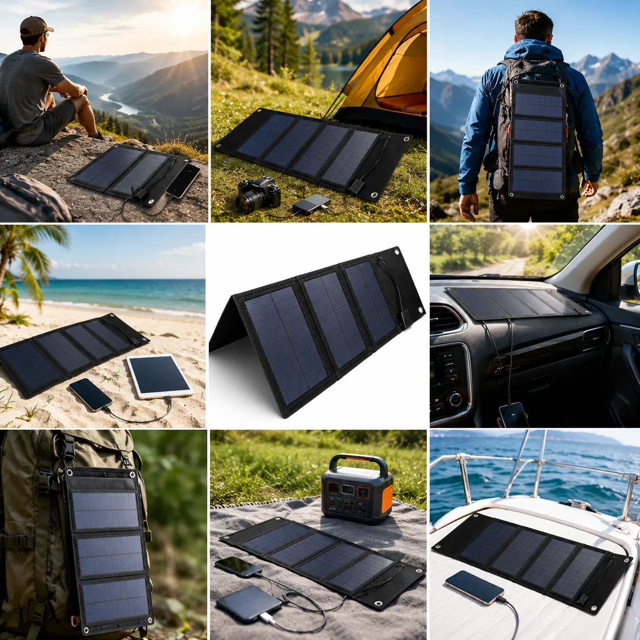 Foldable Mini Portable Solar Charger