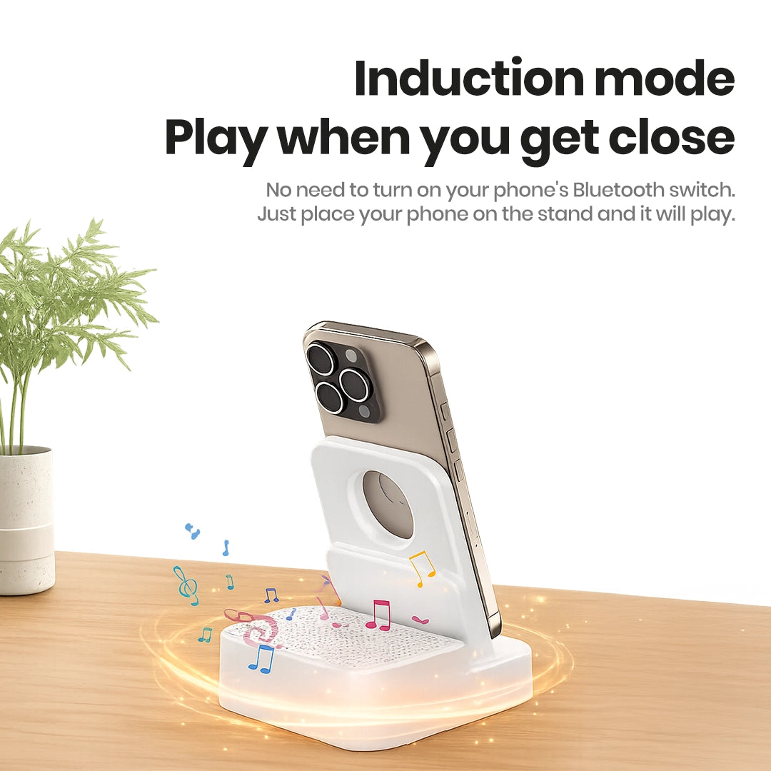 3-in-1 Wireless Induction Speaker Stand