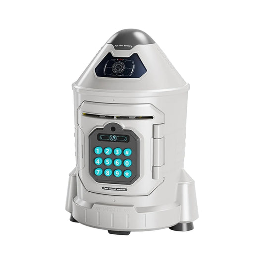 Early Development Electronic Piggy Bank With Simulated Face Recognition