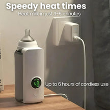 Smart Rechargeable Baby Bottle Warmer with Display