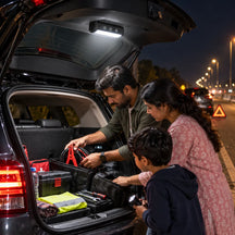 Solar Trunk Emergency Reading Light |  Rechargeable Multi-Color Automotive & Camping Light