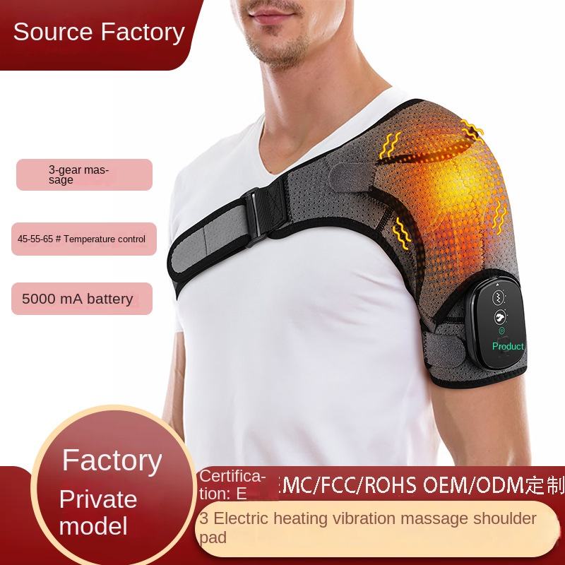 2-In-1 Electric Heated Physiotherapy Shoulder Massager Belt