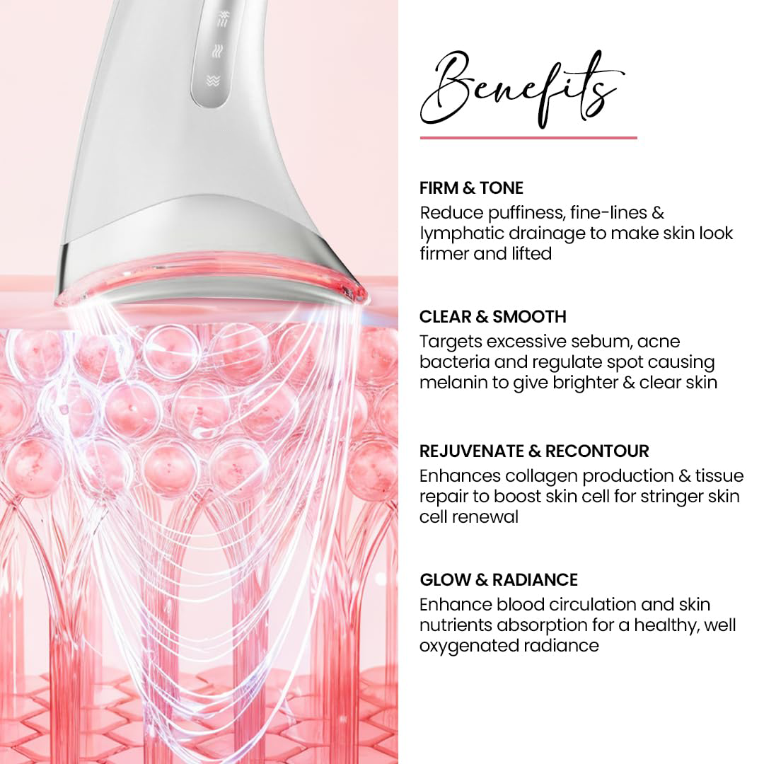 DermaPulse Jawline Sculpting Anti-Aging Glow Therapy Device