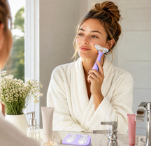 Reusable Silicon Face Ice Roller Massager