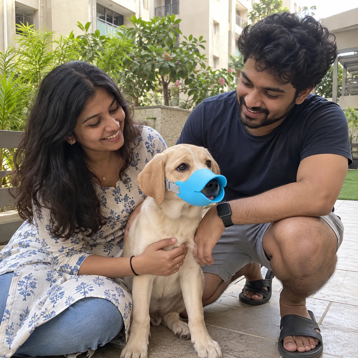 Waterproof Durable Duckbill Dog Muzzle Adjustable Silicone Breathable Anti-Bite Anti-Bark Pet Safety Mouth Cover Guard
