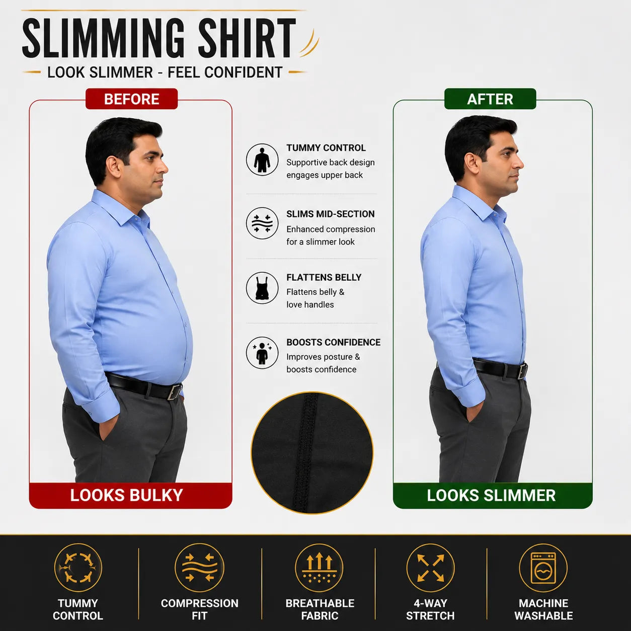 Men's Form Shapewear Sleeveless 2.0 High Compression Tummy Vest