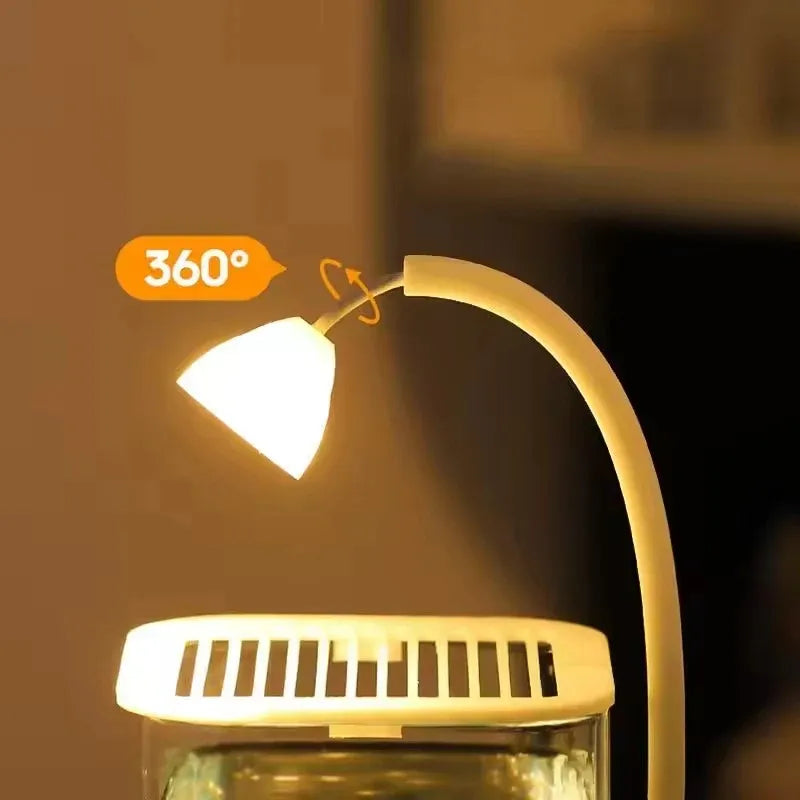 Modern Desktop Aquarium with Soothing LED Light