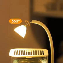 Modern Desktop Aquarium with Soothing LED Light