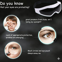 Smart Acupressure Eye Massager to Relax Eyes & Support Vision