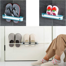 Wall-Mounted slipper Organizer Shelf