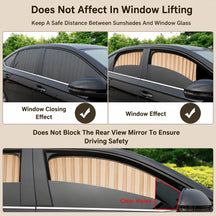 Car Privacy Sunshade Curtains (Set of 4)