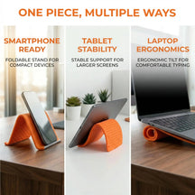 Premium 360° Adjustable Folding Silicone Phone & Tablet Stand