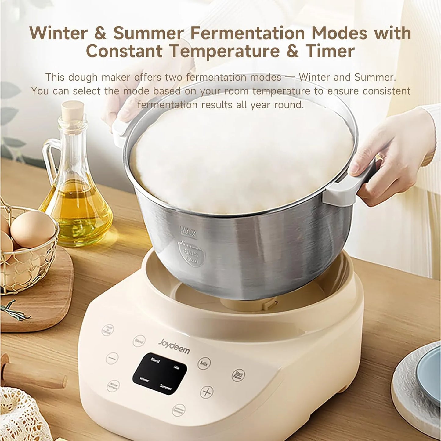 Intelligent Smart Base Dough Mixing Machine for Soft Daily Rotis