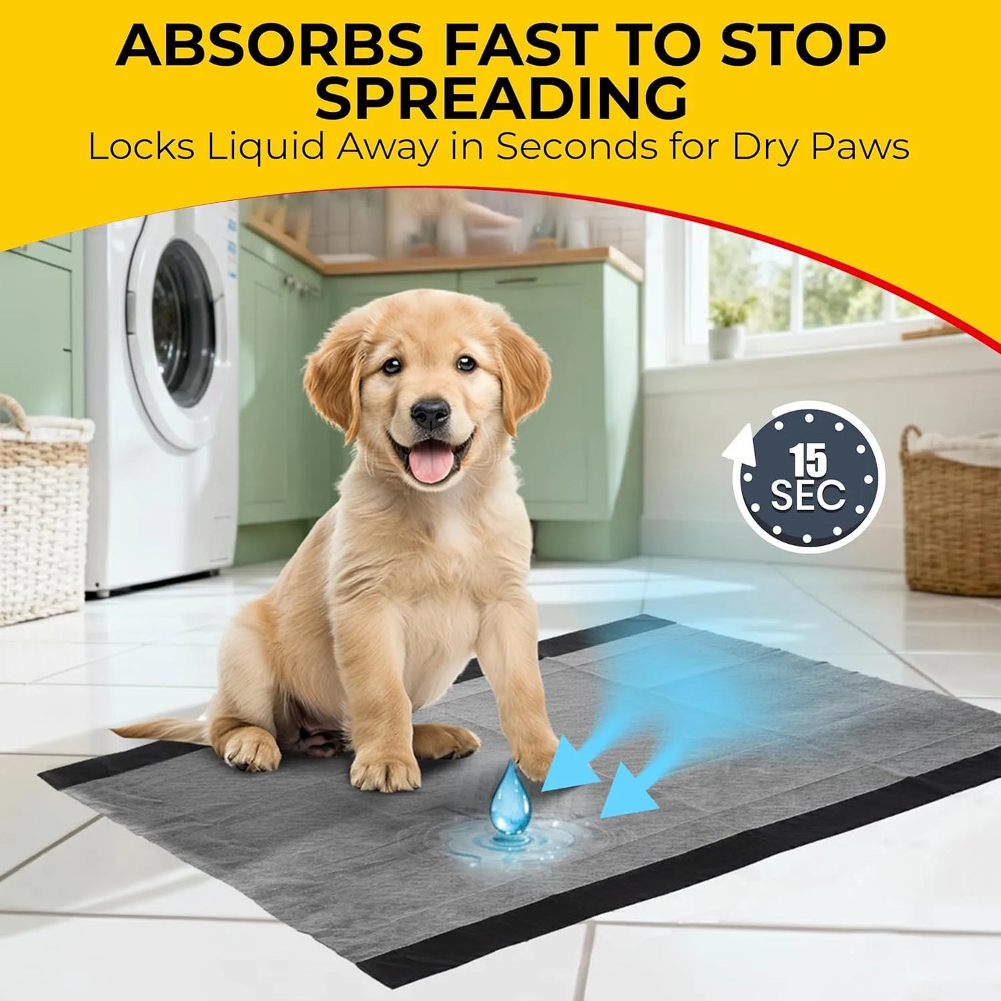Disposable Puppy Pee Pads (Pack of 100)