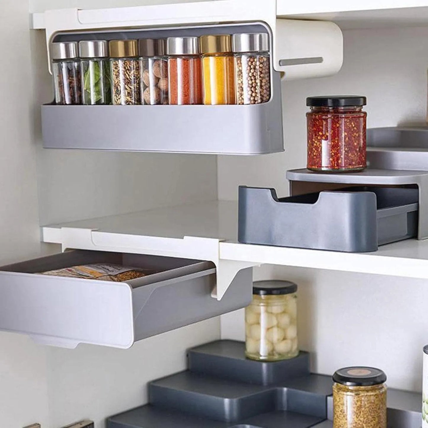 Under Shelf Kitchen Storage Rack