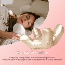 Anti-Wrinkle Ergonomic Beauty Sleep Pillow for Side Sleepers